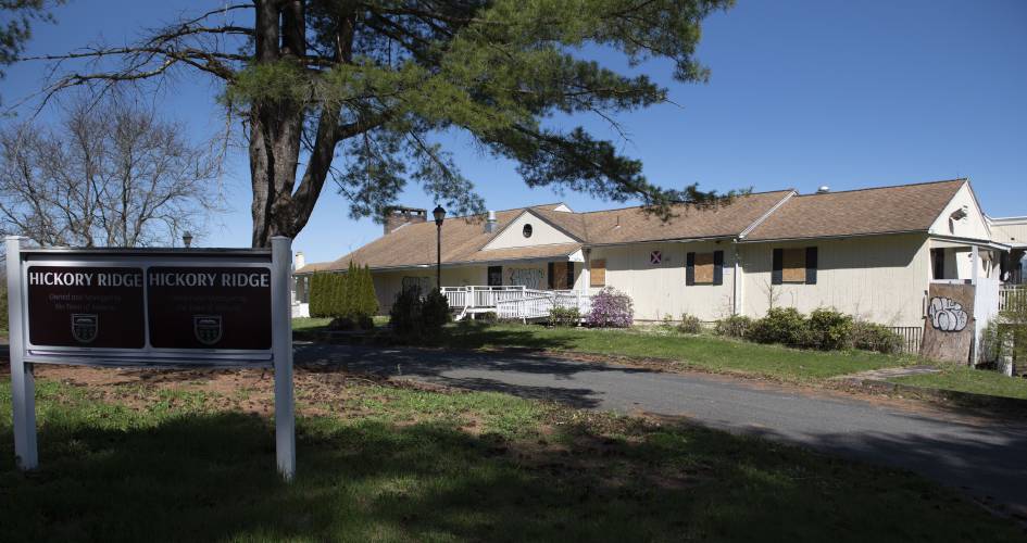 The old club house on the former Hickory Ridge property off West Pomeroy Lane in Amherst. 