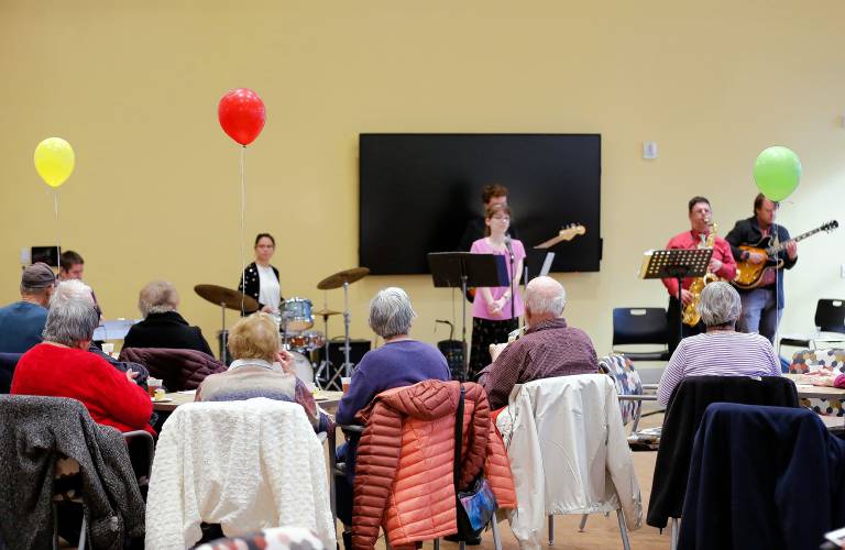 The Jazzers from Berkshire Hills Music Academy perform Thursday afternoon at the South Hadley Council on Aging.