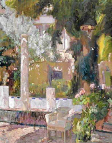Joaquin Sorolla’s “Garden of the Sorolla House” (1920).