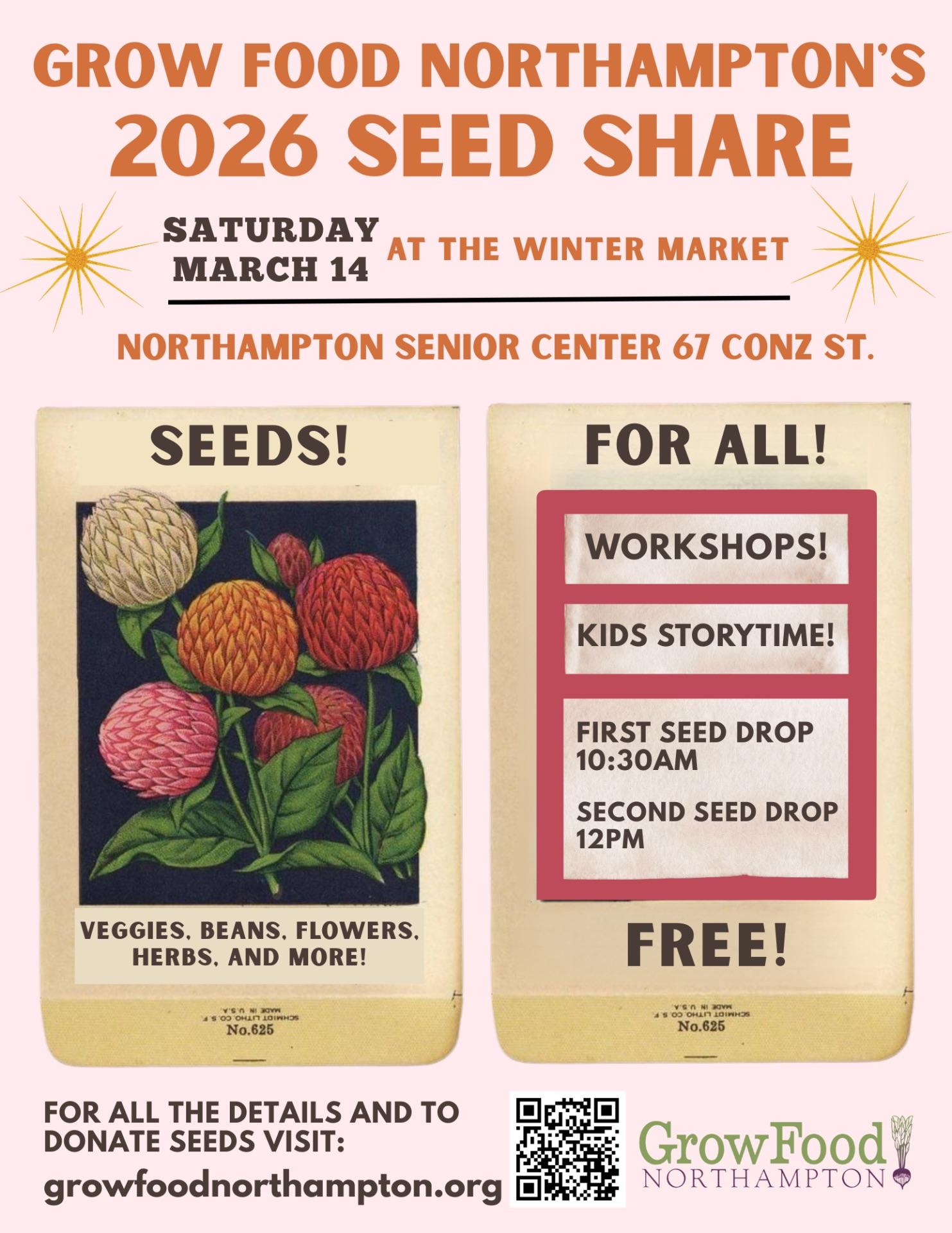 Area Briefs: Grow Food’s Seed Share, gardening workshops