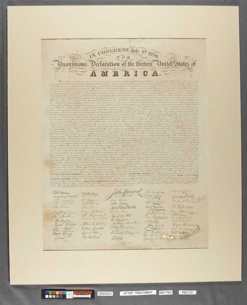 Hadley Public Library to showcase rare Declaration of Independence engraving